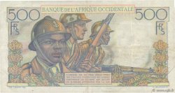 500 Francs FRENCH WEST AFRICA  1948 P.41 MBC