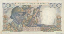 500 Francs FRENCH WEST AFRICA  1950 P.41 VF+