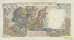 500 Francs FRENCH WEST AFRICA  1950 P.41 XF