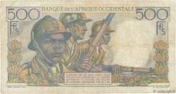 500 Francs FRENCH WEST AFRICA  1951 P.41 VF-