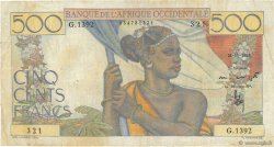 500 Francs FRENCH WEST AFRICA  1953 P.41