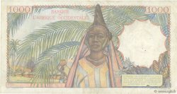 1000 Francs FRENCH WEST AFRICA  1948 P.42 VF