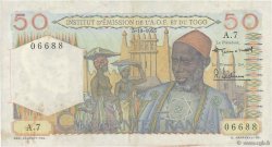 50 Francs FRENCH WEST AFRICA  1955 P.44 VF+