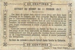 50 Centimes DAHOMEY  1917 P.01a q.BB