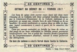 50 Centimes DAHOMEY  1917 P.01b MBC