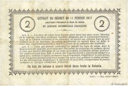 2 Francs SENEGAL  1917 P.03b BB