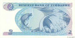 2 Dollars ZIMBABWE  1994 P.01d XF+