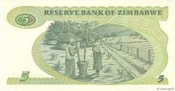 5 Dollars ZIMBABWE  1994 P.02e UNC-