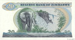 20 Dollars ZIMBABWE  1983 P.04c SUP