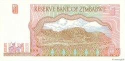 5 Dollars ZIMBABWE  1997 P.05a FDC