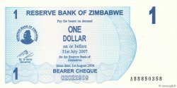 1 Dollar ZIMBABUE  2006 P.37 FDC