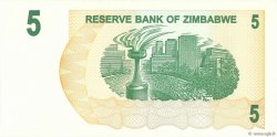 5 Dollars ZIMBABUE  2006 P.38 FDC