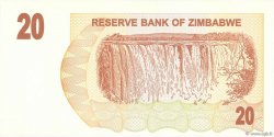 20 Dollars ZIMBABUE  2006 P.40 SC+
