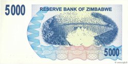 5000 Dollars ZIMBABWE  2007 P.45 FDC