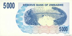 5000 Dollars ZIMBABUE  2007 P.45 FDC