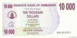10000 Dollars ZIMBABUE  2006 P.46b FDC