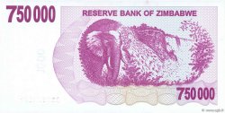 750000 Dollars ZIMBABWE  2007 P.52 UNC