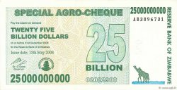 25 Billions Dollars ZIMBABUE  2008 P.62 EBC