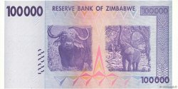 100000 Dollars ZIMBABWE  2008 P.75 FDC