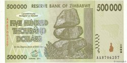 500000 Dollars ZIMBABWE  2008 P.76a FDC