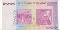 500 Millions Dollars ZIMBABWE  2008 P.82 VF