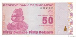50 Dollars ZIMBABWE  2009 P.96