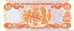 5 Dollars BAHAMAS  1974 P.45b fVZ