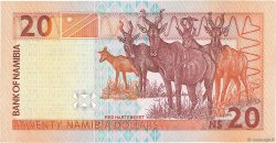 20 Namibia Dollars NAMIBIA  2002 P.06a VF