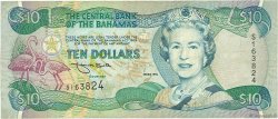 10 Dollars BAHAMAS  1996 P.59a BC