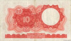 10 Dollars MALAISIE et BORNEO BRITANNIQUE  1961 P.09b TB
