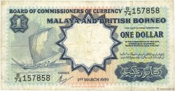 1 Dollar MALAYA e BRITISH BORNEO  1959 P.08A