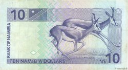 10 Namibia Dollars NAMIBIA  1993 P.01a VF