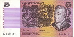 5 Dollars AUSTRALIA  1985 P.44e XF+