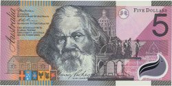 5 Dollars AUSTRALIA  2001 P.56 UNC