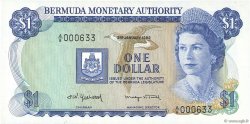 1 Dollar BERMUDA  1982 P.28b UNC