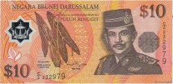 10 Ringgit - 10 Dollars BRUNEI  1996 P.24a fST