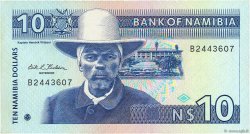10 Namibia Dollars NAMIBIA  1993 P.01a VF+