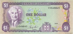 1 Dollar JAMAÏQUE  1987 P.68Ab TTB