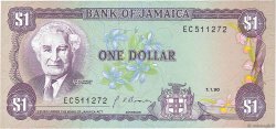 1 Dollar  JAMAÏQUE  1990 P.68Ad