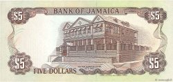 5 Dollars JAMAICA  1992 P.70d SC+
