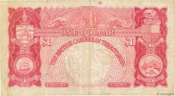 1 Dollar EAST CARIBBEAN STATES  1962 P.07c RC+