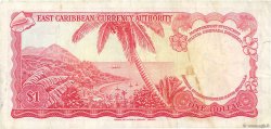 1 Dollar EAST CARIBBEAN STATES  1965 P.13j MB