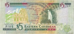 5 Dollars EAST CARIBBEAN STATES  2000 P.37l q.MB