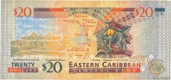 20 Dollars EAST CARIBBEAN STATES  2000 P.39v MB