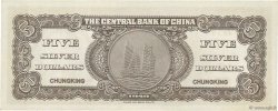5 Dollars CHINA Chungking 1949 P.0443 fST