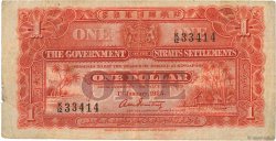 1 Dollar MALAISIE - ÉTABLISSEMENTS DES DÉTROITS  1925 P.09a TB+