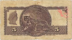 5 Dollars MALESIA - INSEDIAMENTI DELLO STRETTO  1935 P.17b q.B