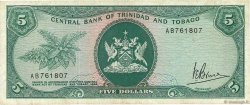 5 Dollars TRINIDAD and TOBAGO  1977 P.31a VF