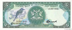 5 Dollars TRINIDAD E TOBAGO  1985 P.37c q.FDC
