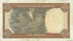 5 Dollars RHODESIEN  1976 P.36a fSS